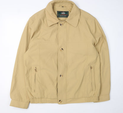 Mens UK Size 42 Lapidus Beige Bomber Jacket