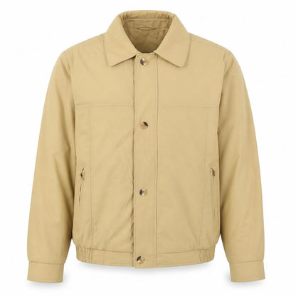 Mens UK Size 42 Lapidus Beige Bomber Jacket
