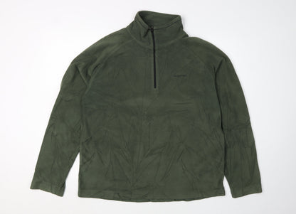 Mens UK Size M Craghoppers Green 1/2 Zip Sweatshirt