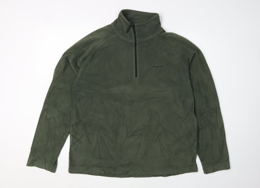 Mens UK Size M Craghoppers Green 1/2 Zip Sweatshirt