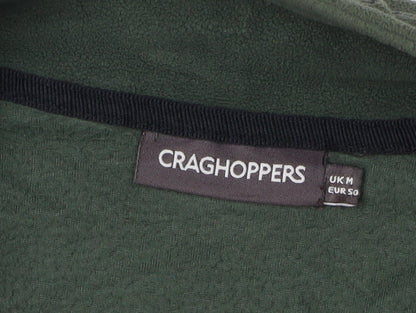 Mens UK Size M Craghoppers Green 1/2 Zip Sweatshirt