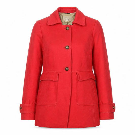 Banana Republic Red Women's Mid-Length Coat S