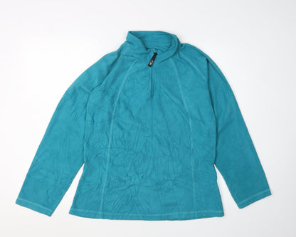 Gelert Women's Blue Fleece Pullover Sweatshirt Size 12