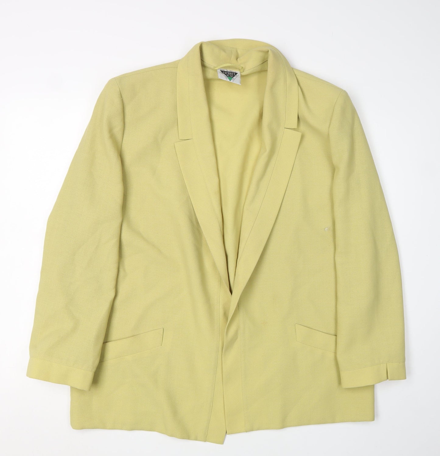 Jacques Vert Women's Yellow Blazer, Size 16, Formal Wear