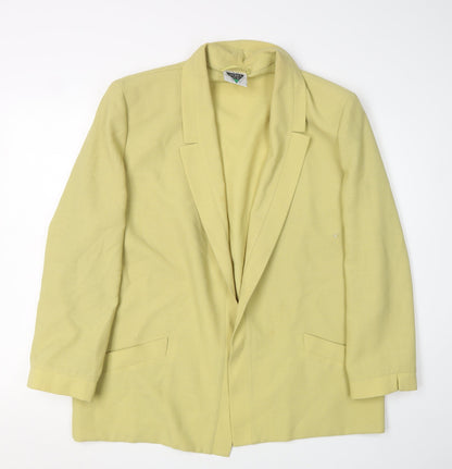 Jacques Vert Women's Yellow Blazer, Size 16, Formal Wear
