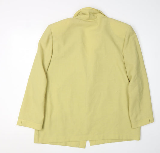 Jacques Vert Women's Yellow Blazer, Size 16, Formal Wear