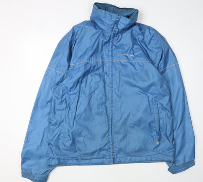 Mens UK Size M Trespass Blue Windbreaker Coat