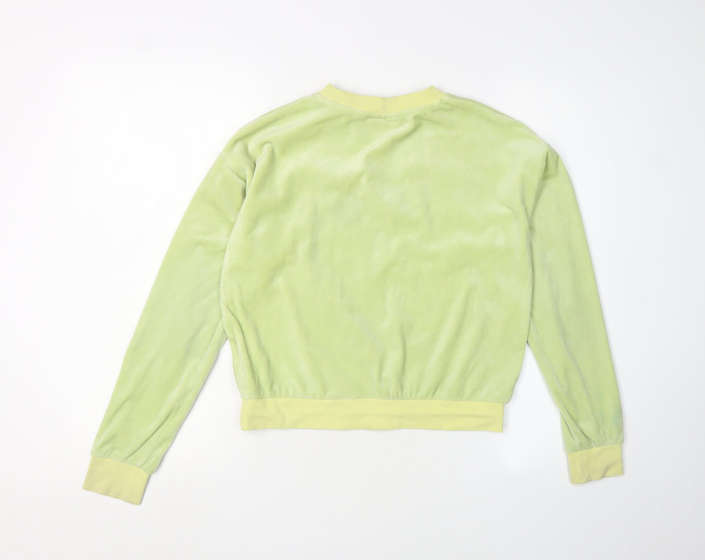 Juicy Couture Girls' Yellow Pullover Sweatshirt 13 Years