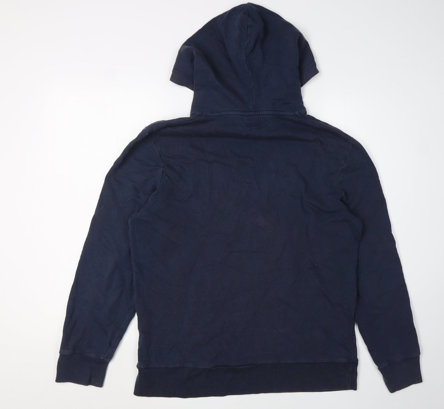 Mens UK Size M Levi's Blue Pullover Hoodie