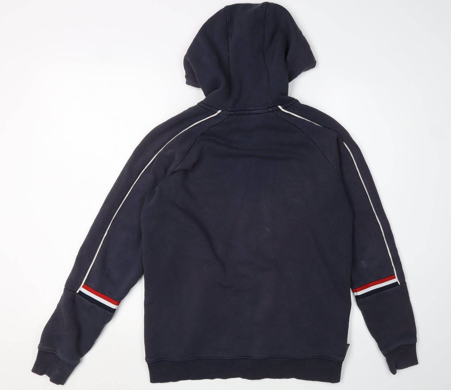 Mens UK Size S Gym King Blue Full Zip Hoodie