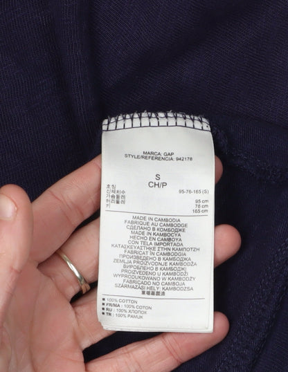 Unisex Adults UK Size S Gap Purple Full Zip Hoodie