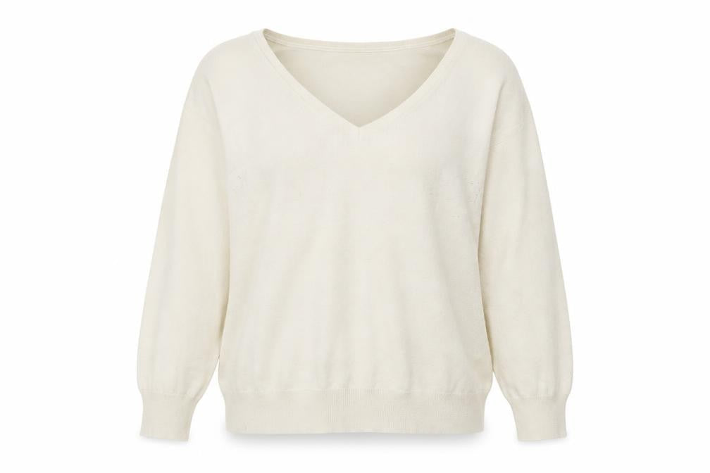 Womens UK Size M Banana Republic Ivory Pullover Jumper