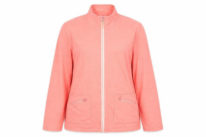Womens UK Size 14 DASH Pink Basic Jacket