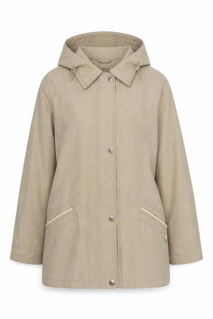Womens UK Size M Klass Beige Parka Coat