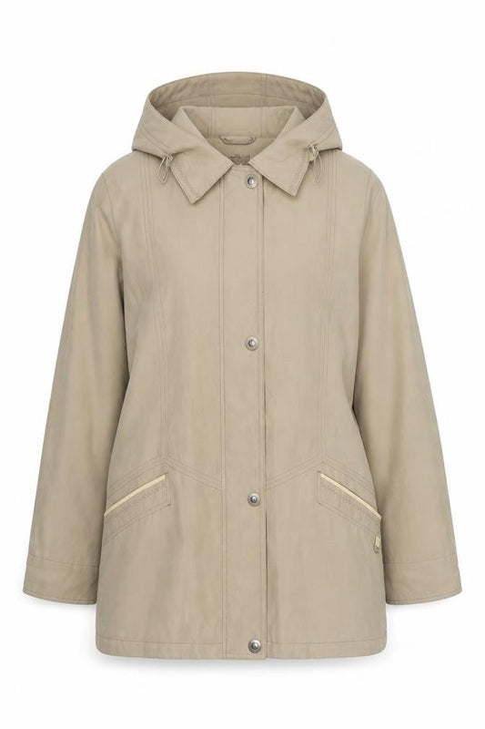 Womens UK Size M Klass Beige Parka Coat