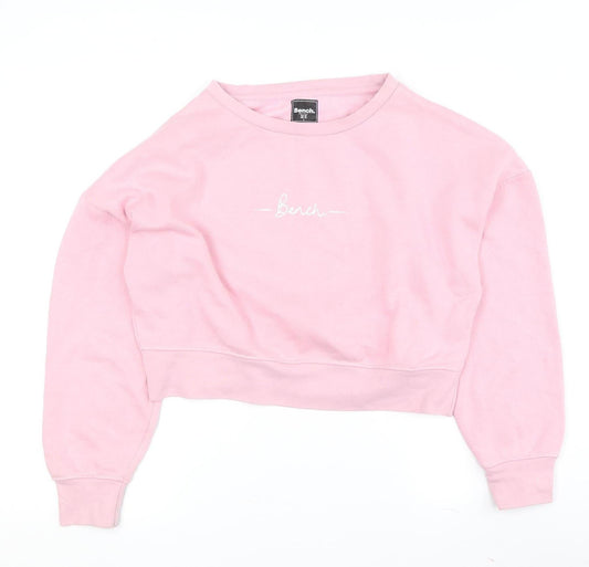 Bench Women's Pink Sweatshirt Size 14