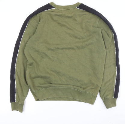 Mens UK Size S Champion Green Pullover Sweatshirt