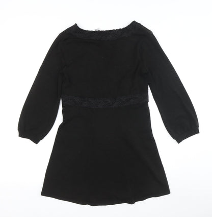 Nine West Women's Black V-Neck Knit Top XS