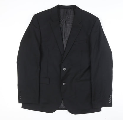 Mens UK Size 42 Marks and Spencer Regular Black Suit Jacket