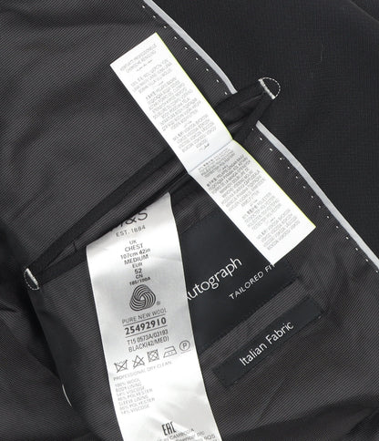 Mens UK Size 42 Marks and Spencer Regular Black Suit Jacket