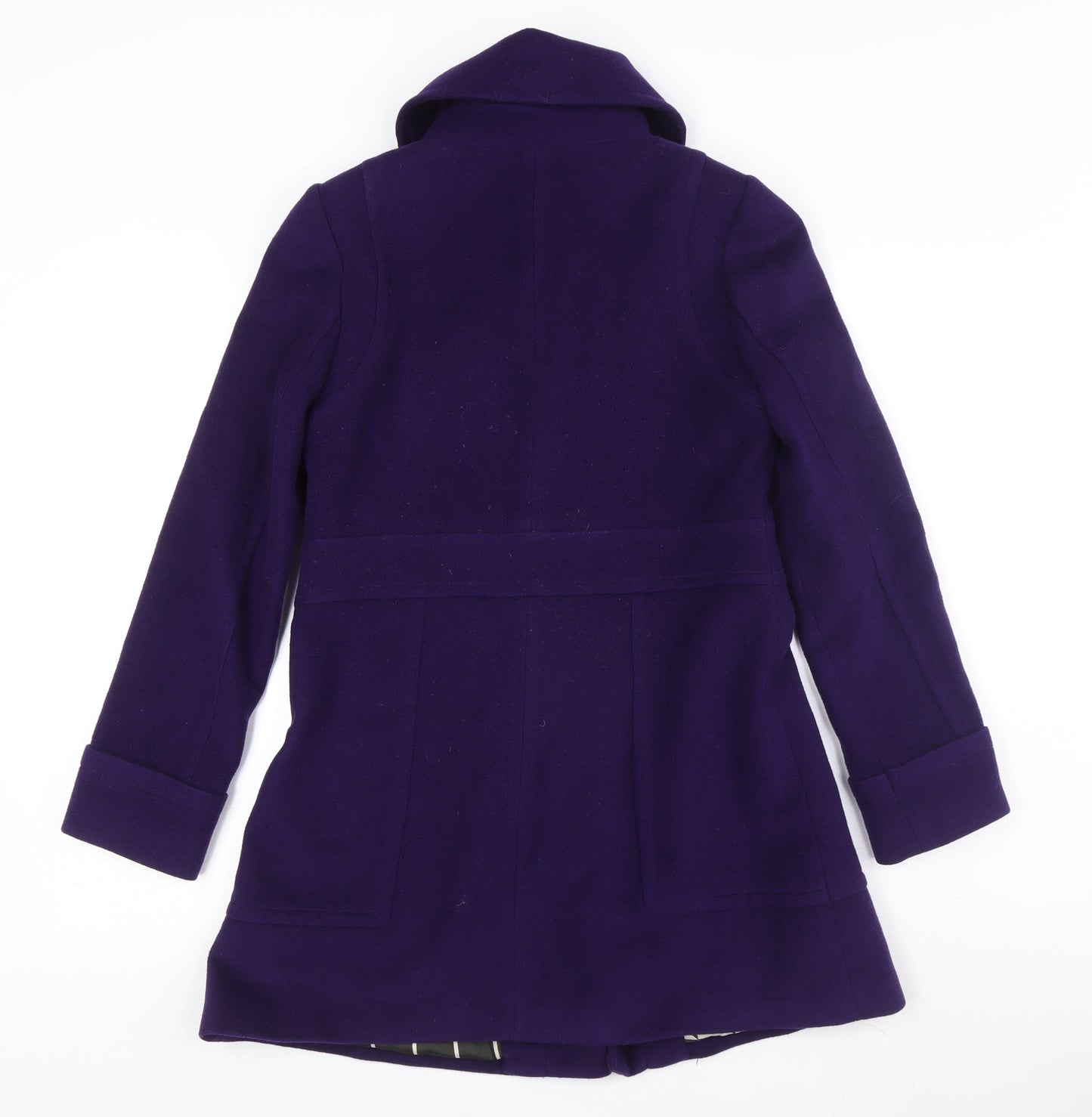 3000 Pink Deluxe Women's Purple Wool Coat Size 10