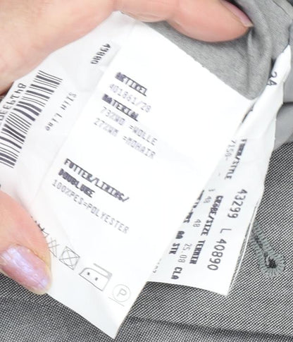 Mens UK Size 38 WILVORST Regular Grey Suit Tuxedo
