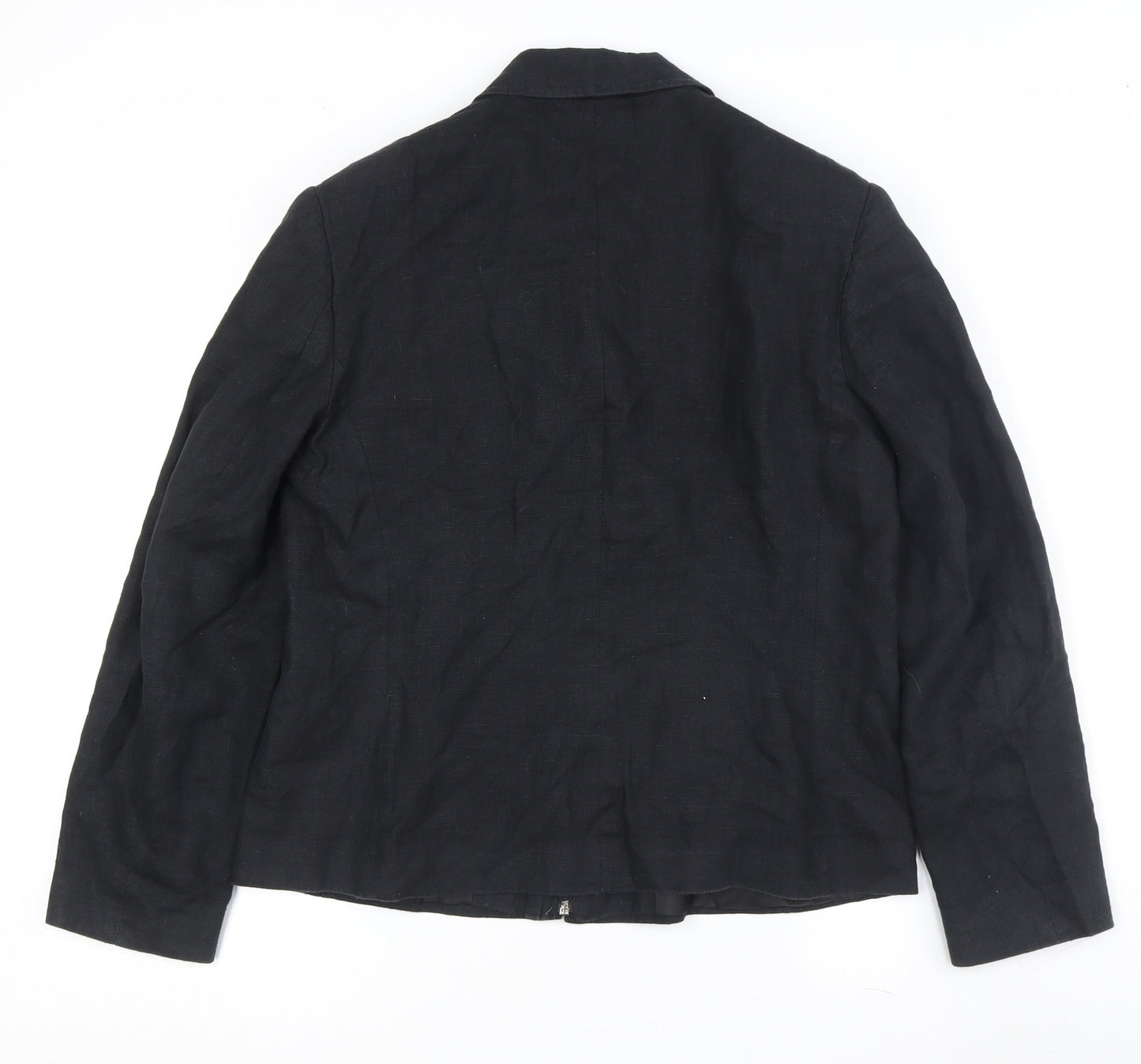 Womens UK Size 14 Paul Berman Black Basic Jacket