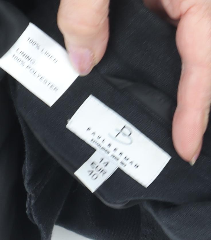 Womens UK Size 14 Paul Berman Black Basic Jacket