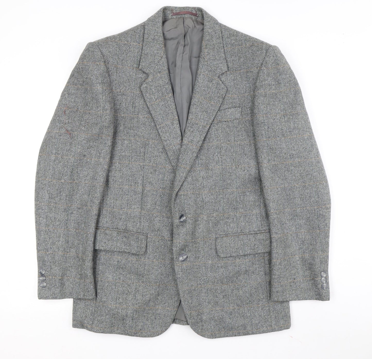 Kilmaine Men's Grey Wool Tweed Blazer 40R