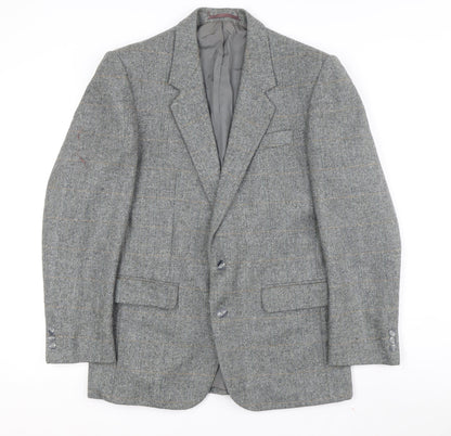Kilmaine Men's Grey Wool Tweed Blazer 40R