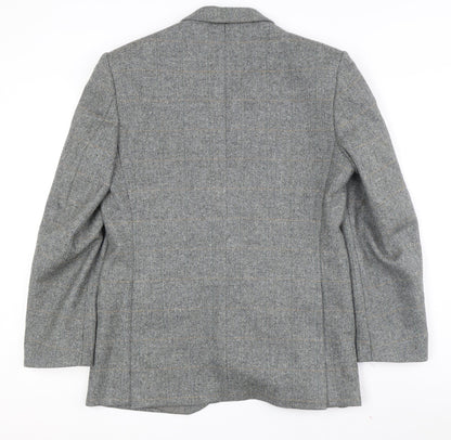 Kilmaine Men's Grey Wool Tweed Blazer 40R