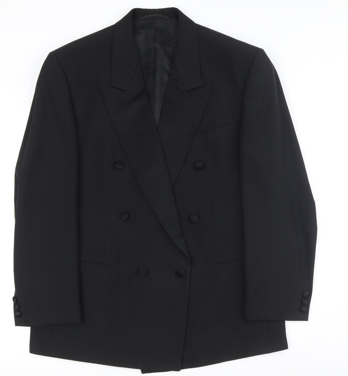Mens UK Size 40 Weidenmann Regular Black Suit Tuxedo