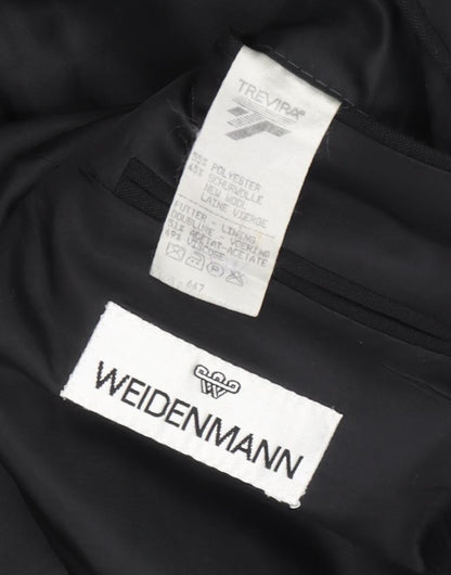 Mens UK Size 40 Weidenmann Regular Black Suit Tuxedo