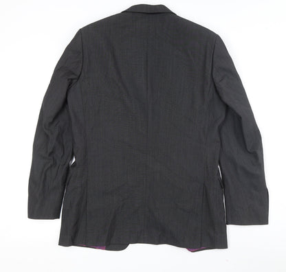 Mens UK Size 38 Remus Uomo Regular Black Suit Jacket