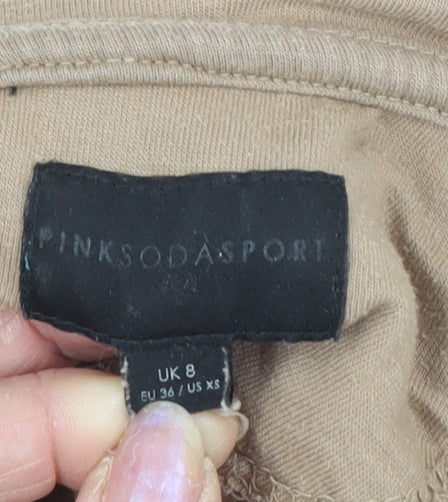 Pink Soda Sport Women’s Brown Hoodie UK Size 8