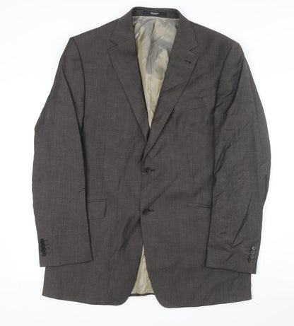 Balmain Homme Grey Blazer, Long, Men's Size 42L