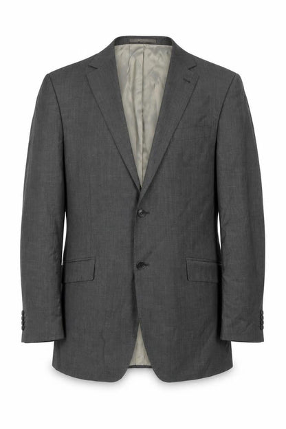 Mens UK Size 42 Balmain Regular Grey Suit Jacket