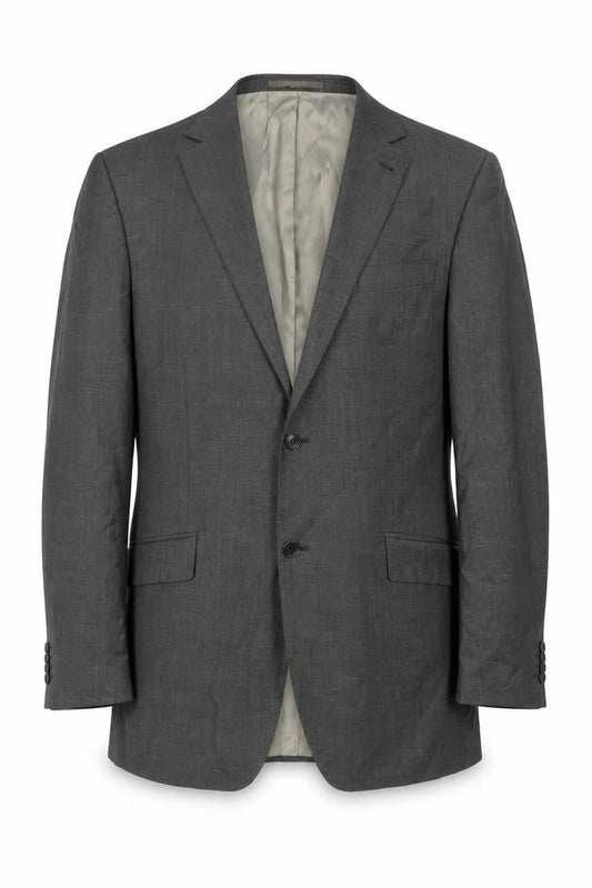 Mens UK Size 42 Balmain Regular Grey Suit Jacket
