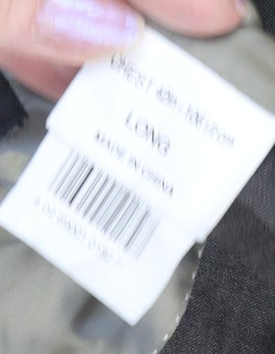 Balmain Homme Grey Blazer, Long, Men's Size 42L