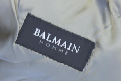 Balmain Homme Grey Blazer, Long, Men's Size 42L