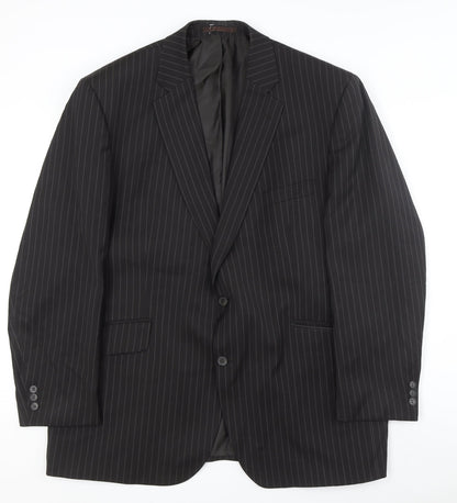 Mens UK Size 48 Centaur Regular Black Suit Jacket