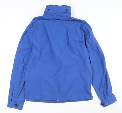 Mens UK Size S J.CREW Blue Military Jacket