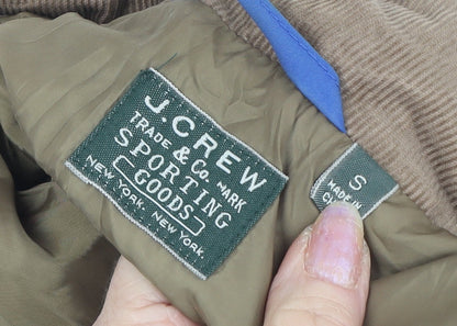 Mens UK Size S J.CREW Blue Military Jacket