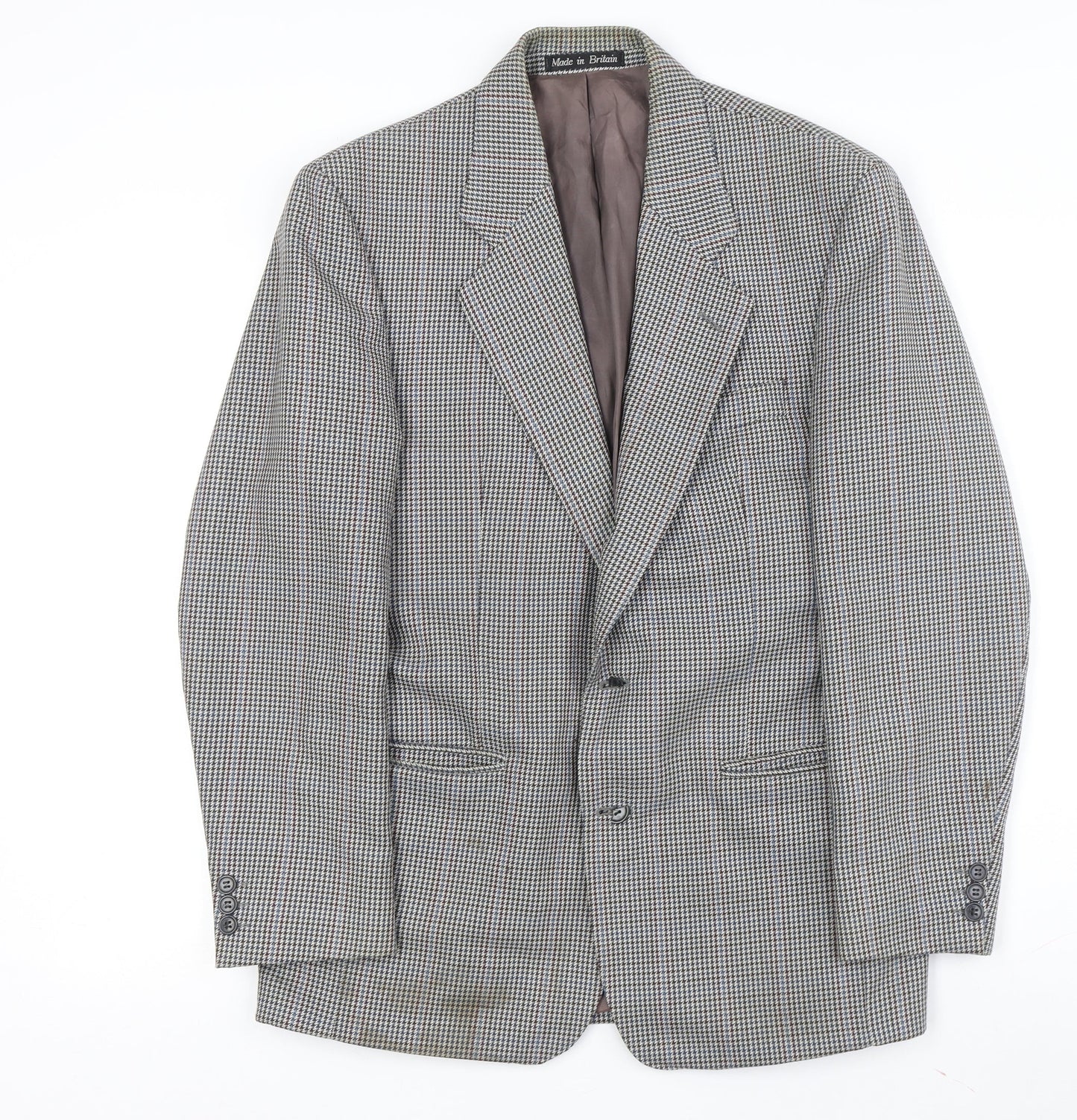 Mens UK Size 38 Brook Taverner Regular Grey Suit Jacket