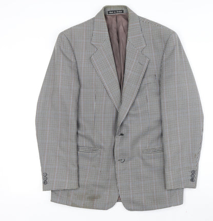 Mens UK Size 38 Brook Taverner Regular Grey Suit Jacket