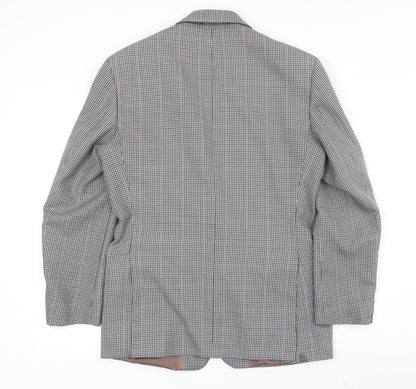Mens UK Size 38 Brook Taverner Regular Grey Suit Jacket