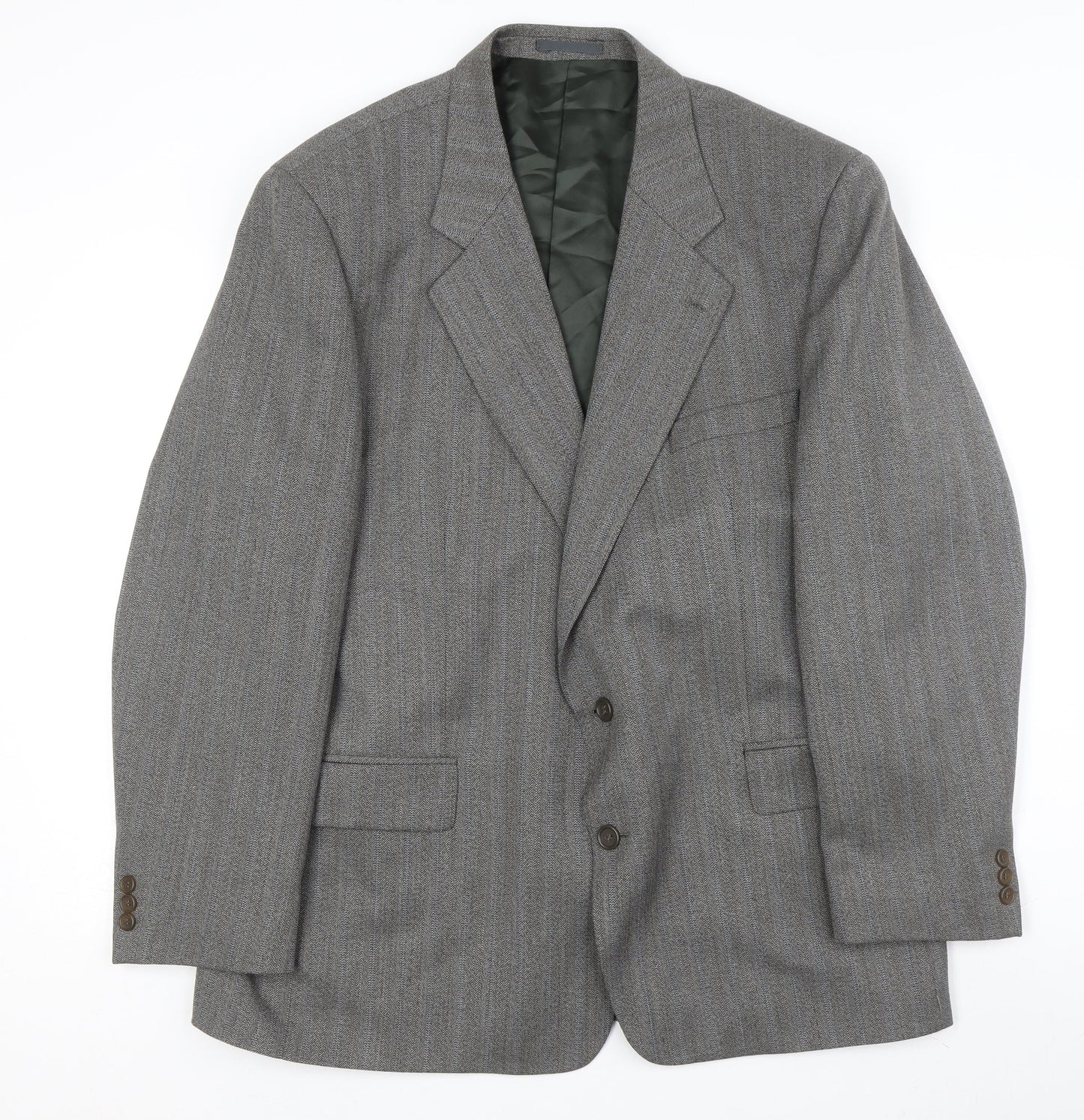 Mens UK Size 46 Brook Taverner Regular Grey Suit Jacket