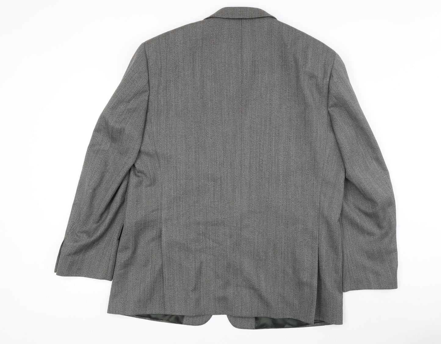 Mens UK Size 46 Brook Taverner Regular Grey Suit Jacket