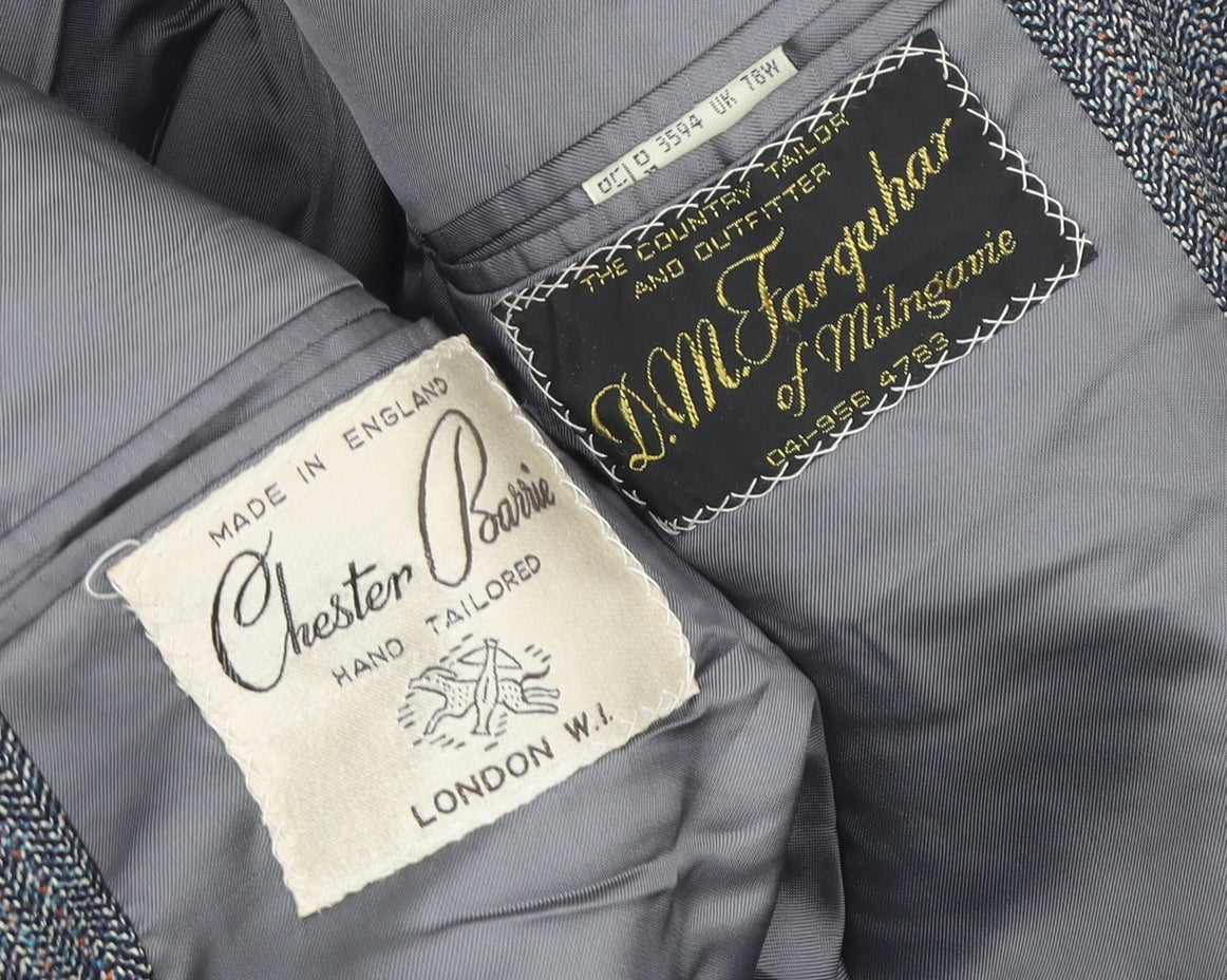 Mens UK Size 44 Chester Barrie Regular Grey Suit Jacket