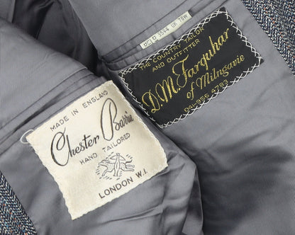 Mens UK Size 44 Chester Barrie Regular Grey Suit Jacket